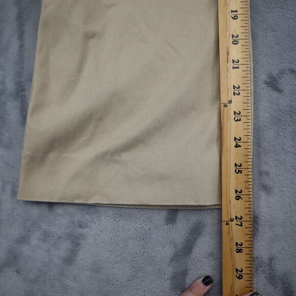 New York and Company Pants Womens 6 Beige Petite Boot Cut Flat Front Bottoms - Picture 6 of 16